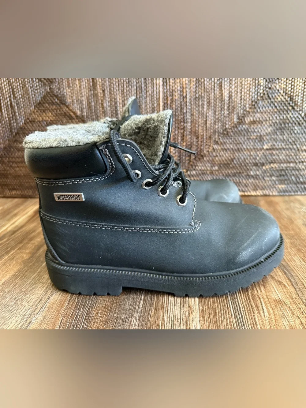 Smartfit Black Boots Size 2.5